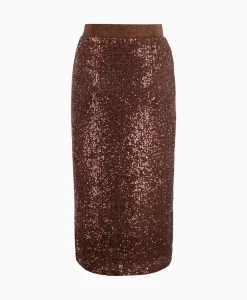 Rokken^Anna Van Toor Rok 74A03-02616B Brons