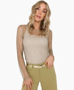 T-Shirts & Tops^Anna Van Toor T-Shirt 26A04-03615 Zilver