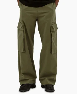 Broeken^Arte Antwerp Broek Oversize 3D Pocket Donker Groen