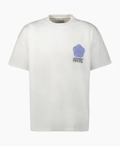 T-Shirts^Arte Antwerp T-Shirt Korte Mouw Circle Flower Back Front Print Wit