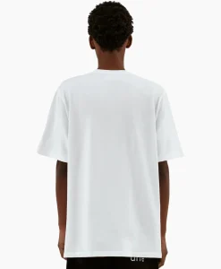 T-Shirts^Arte Antwerp T-Shirt Korte Mouw Hearts Leaves Arte Logo Chest Wit