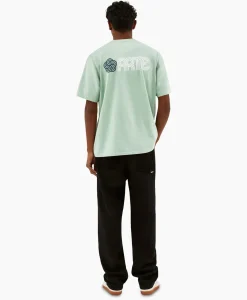 T-Shirts^Arte Antwerp T-Shirt Korte Mouw Circle Flower Back Front Print Groen