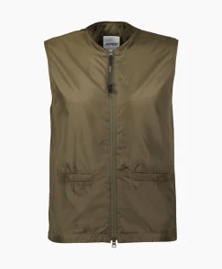 Jassen^Aspesi Bodywarmer Gilet Minimo Khaki