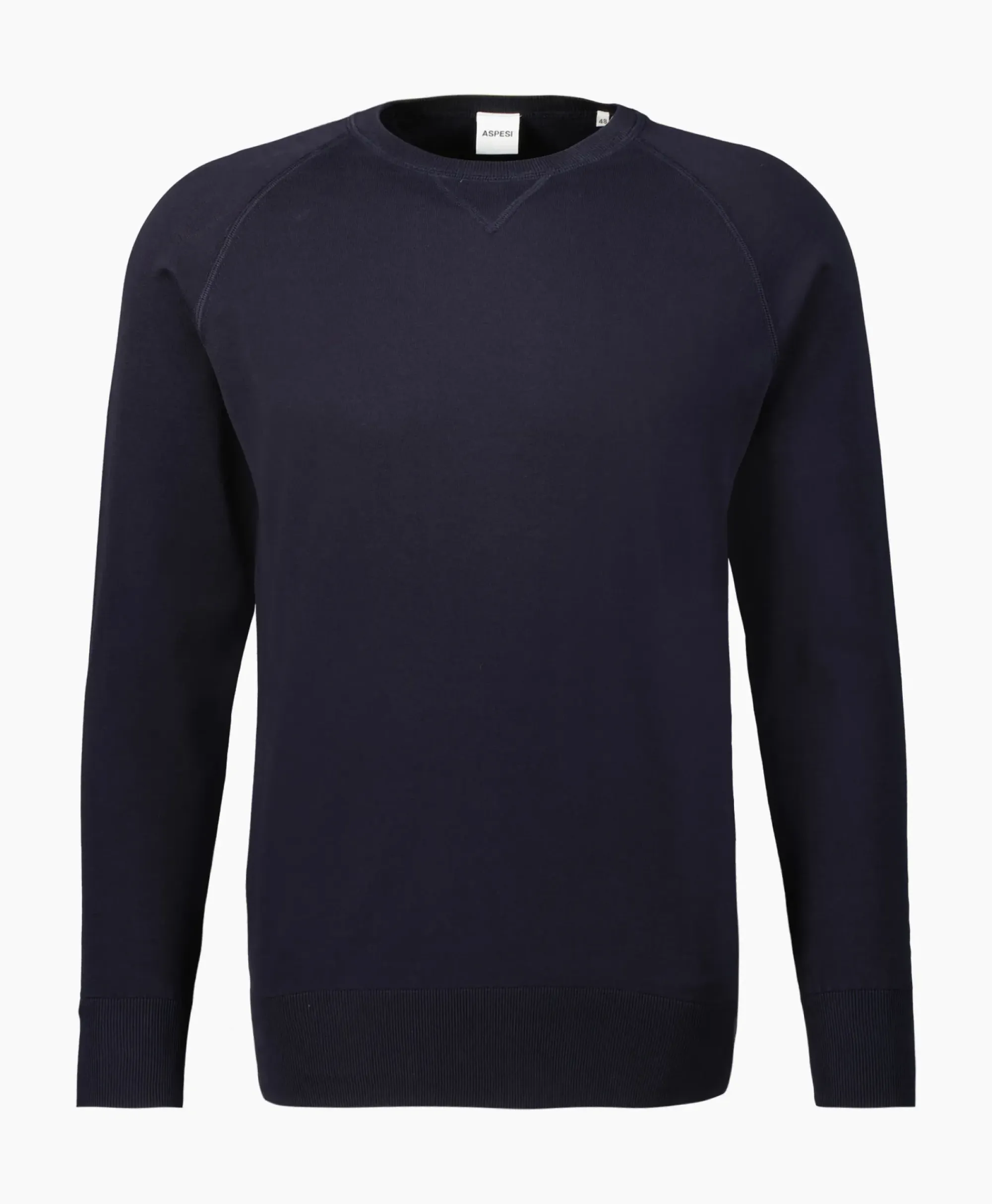Truien^Aspesi Pullover Maglia Mod.M039 Donker Blauw