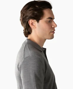 Polo's^Aurelien Polo Longsleeve Donker Grijs