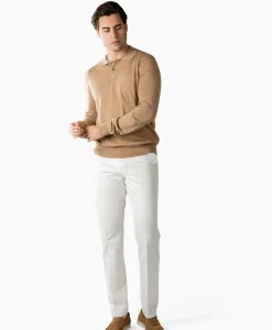 Polo's^Aurelien Polo Longsleeve Beige