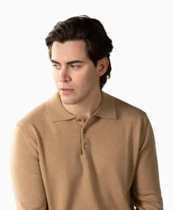 Polo's^Aurelien Polo Longsleeve Beige