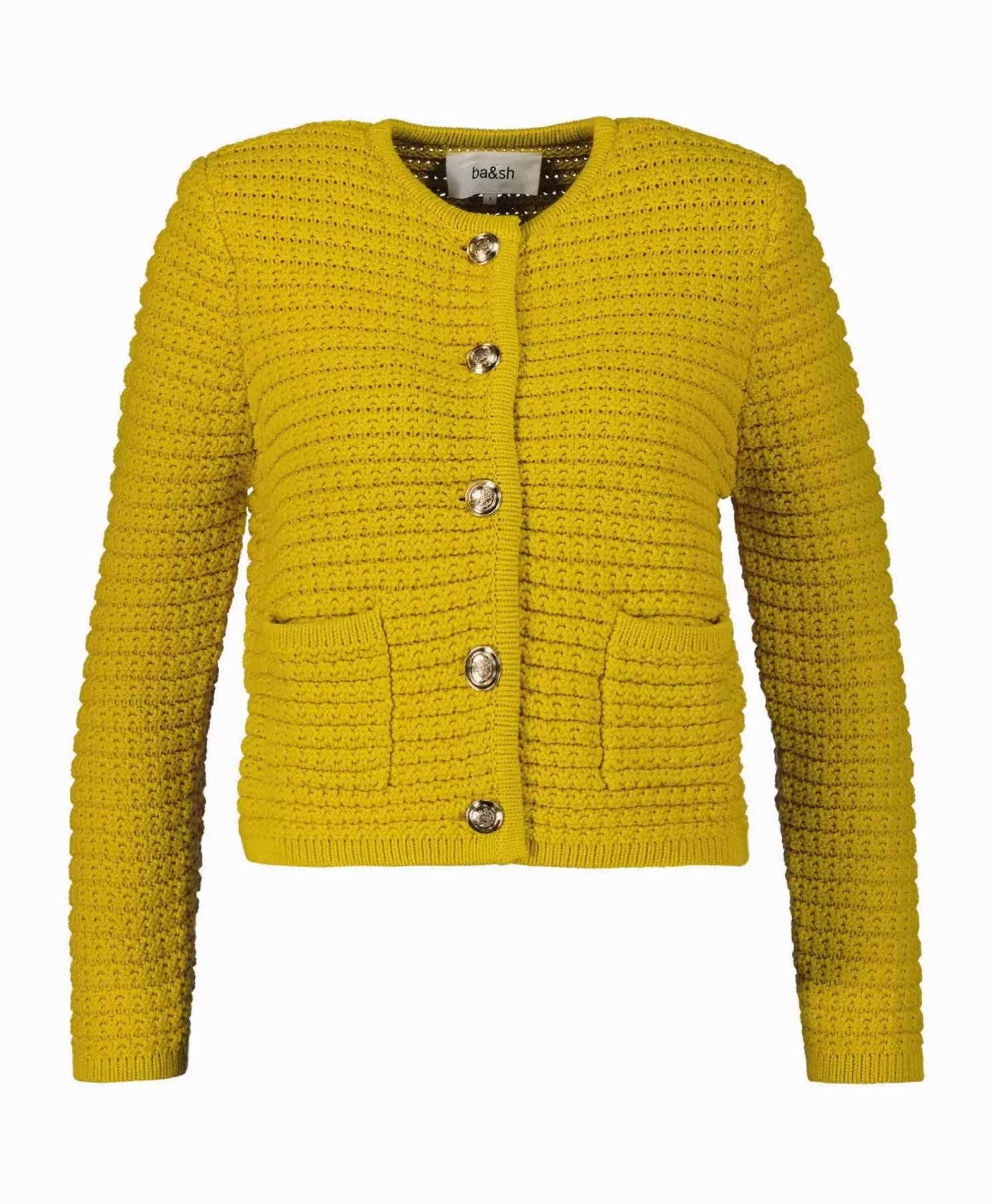 Blazers^Ba&sh Ba&Sh Blazer Gaspard Donker Geel