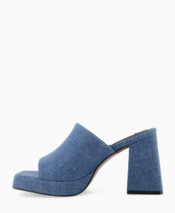 Pumps^Bibi Lou Pump Canvas Jeans Blauw