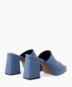 Pumps^Bibi Lou Pump Canvas Jeans Blauw