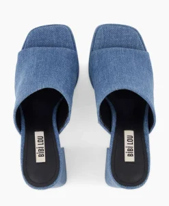 Pumps^Bibi Lou Pump Canvas Jeans Blauw