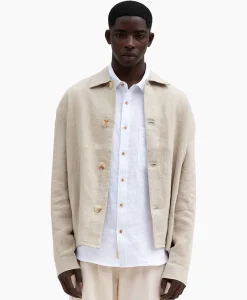 Jassen^Bram's Fruit Bram's Fruit Overshirt Linen Beige