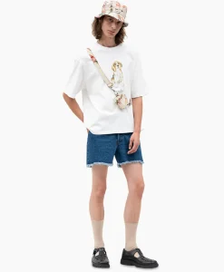 T-Shirts^Bram's Fruit Bram's Fruit T-Shirt Korte Mouw Beagle Aquarel Wit