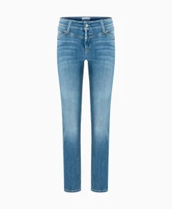 Broeken^Cambio Jeans Parla Shaping Highrise Superstretch Licht Blauw
