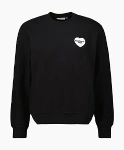 Truien^Carhartt Wip Sweater Heart Bandana Zwart
