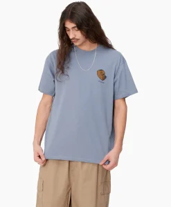T-Shirts^Carhartt Wip T-Shirt Korte Mouw S/S Diagram C Blauw