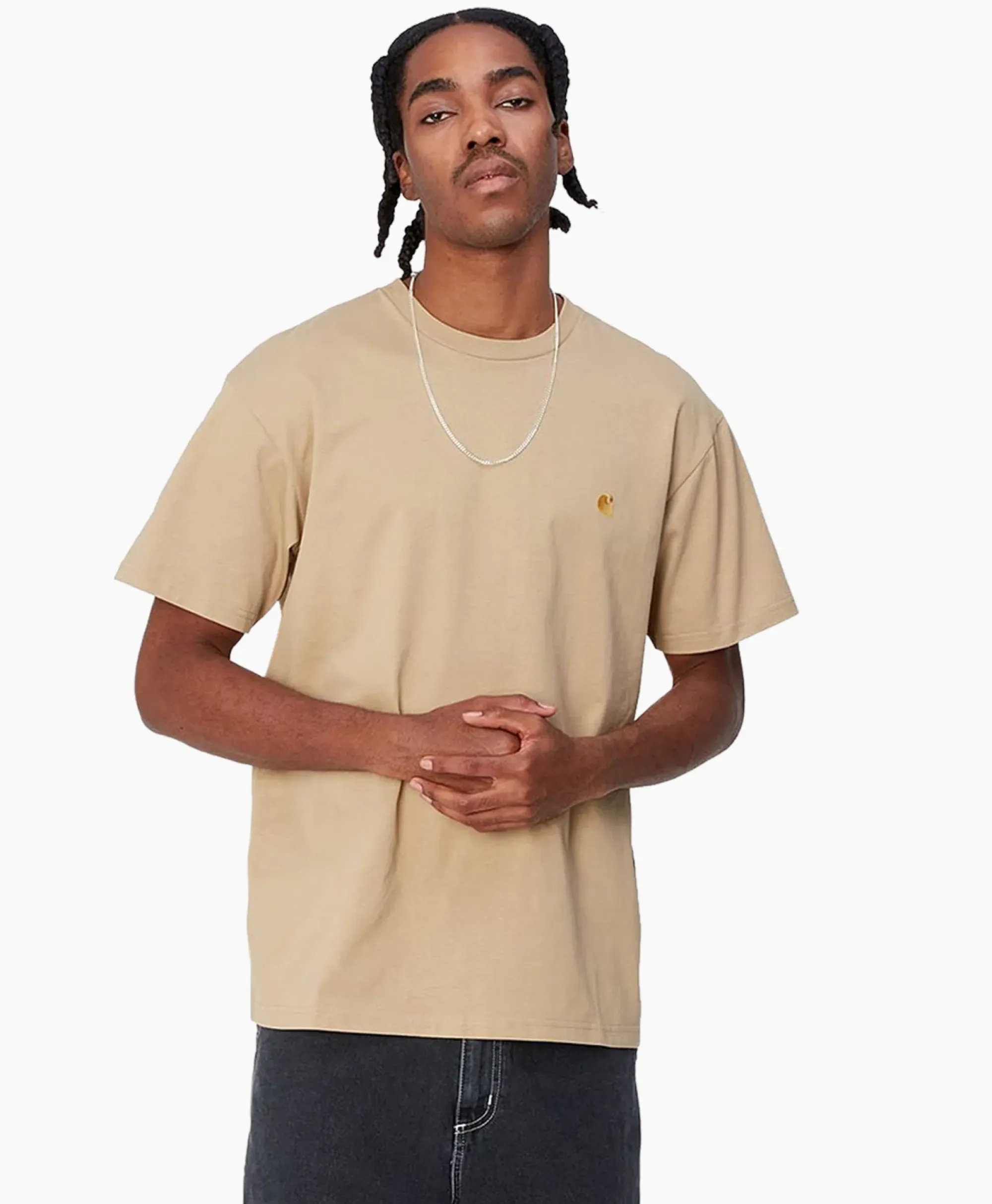 T-Shirts^Carhartt Wip T-Shirt Korte Mouw S/S Chase Beige
