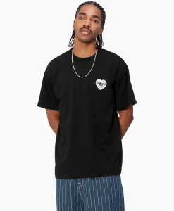 T-Shirts^Carhartt Wip T-Shirt Korte Mouw S/S Heart Bandana Zwart
