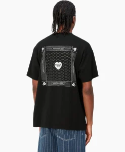 T-Shirts^Carhartt Wip T-Shirt Korte Mouw S/S Heart Bandana Zwart