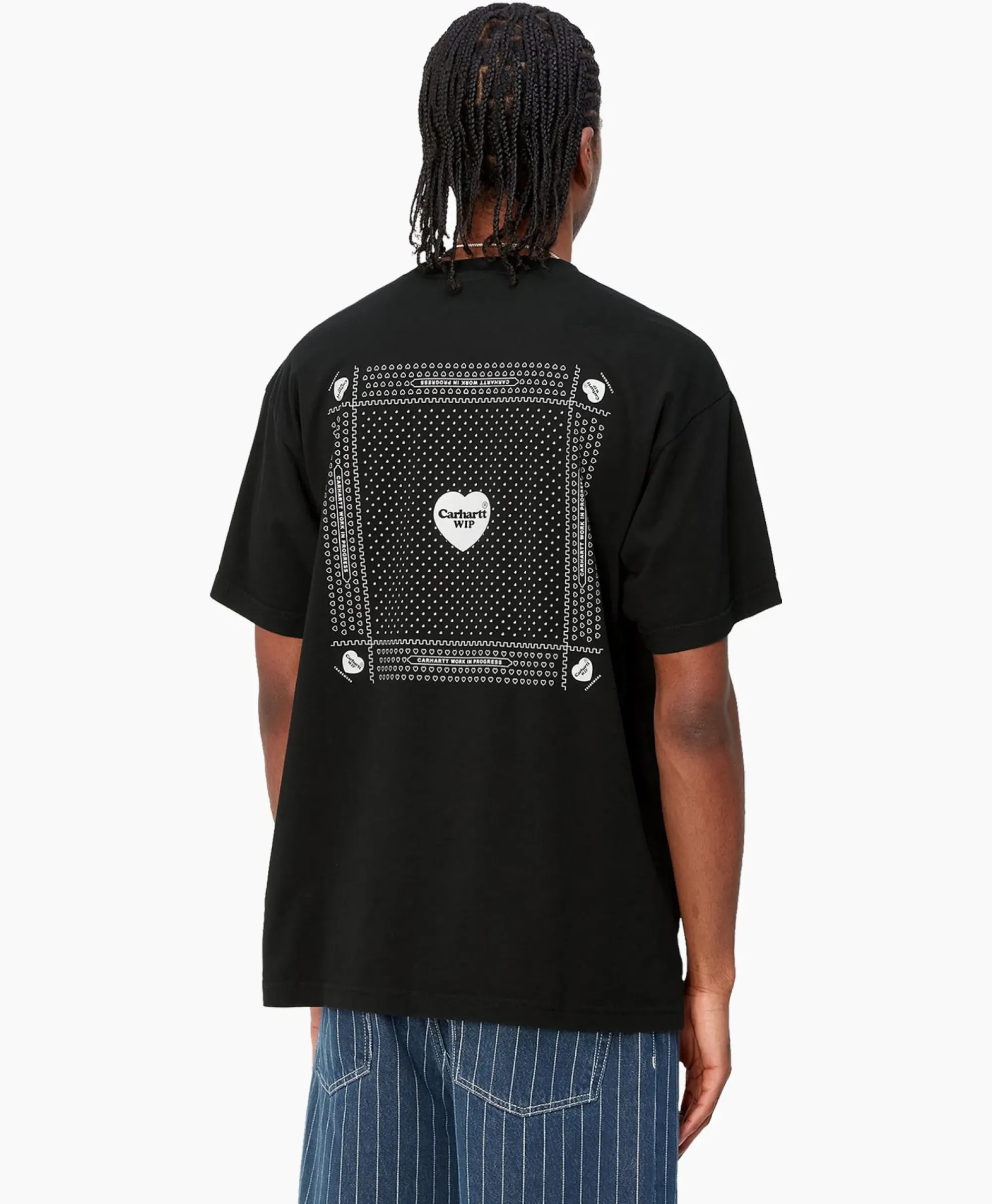 T-Shirts^Carhartt Wip T-Shirt Korte Mouw S/S Heart Bandana Zwart