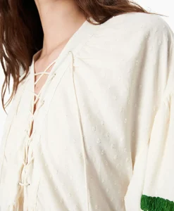 Blouses^Chufy Blouse Liberty Embroidered Off White