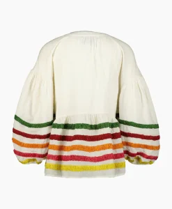 Blouses^Chufy Blouse Liberty Embroidered Off White