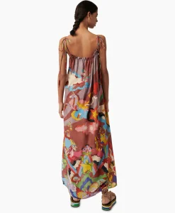 Bruiloftskleding^Chufy Maxi Jurk Rain Bordeaux