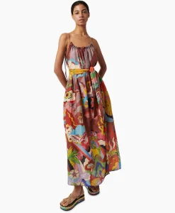Bruiloftskleding^Chufy Maxi Jurk Rain Bordeaux