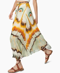 Rokken^Chufy Maxi Rok Jasmine Geel