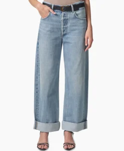 Broeken^Citizens Of Humanity Jeans Ayla Baggy Blauw