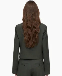 Blazers^Closed Blazer Fitted Groen