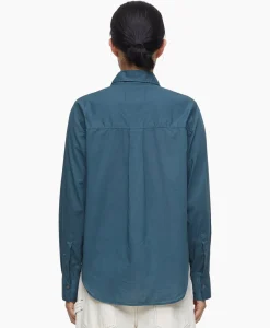Blouses^Closed Blouse Fitted Blauw