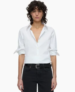 Blouses^Closed Blouse Waisted Wit