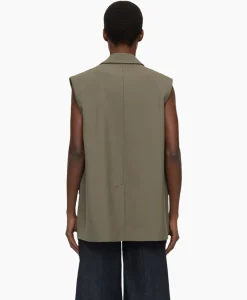 Gilets^Closed Gilet Sleeveless Taupe