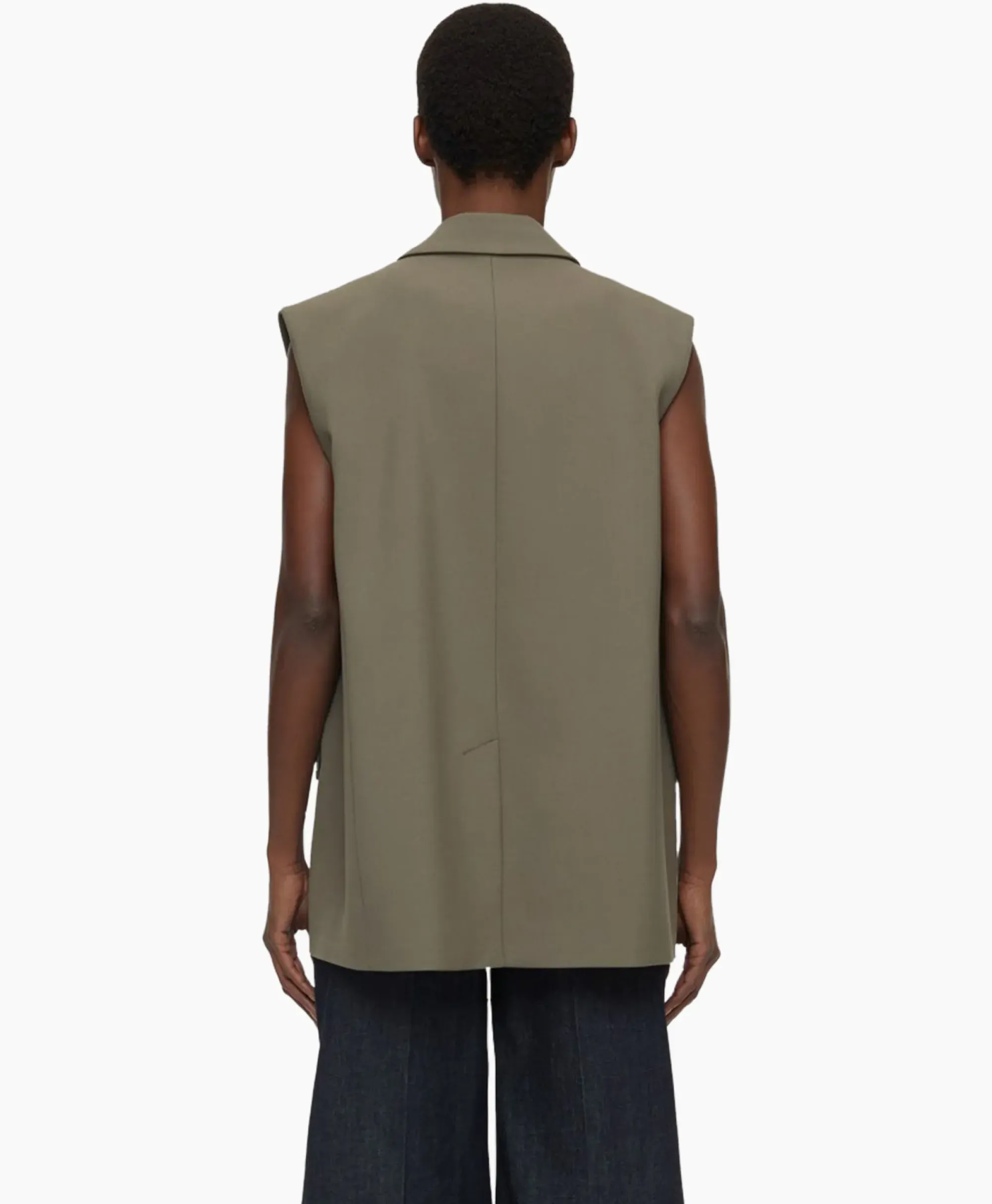 Gilets^Closed Gilet Sleeveless Taupe
