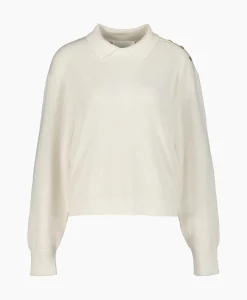 Truien^Closed Pullover Cropped Polo Off White