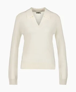 Truien^Closed Pullover Polo Longsleeve Off White