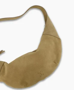 Tassen^Closed Schouder / Hand Tas Half Moon M Beige