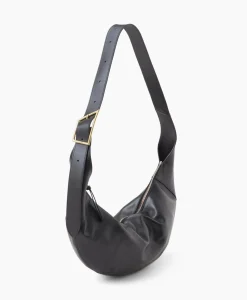Tassen^Closed Schouder / Hand Tas Half Moon M Zwart