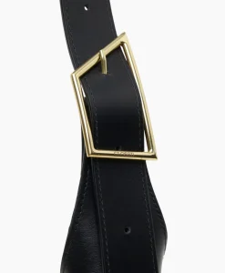 Tassen^Closed Schouder / Hand Tas Half Moon M Zwart