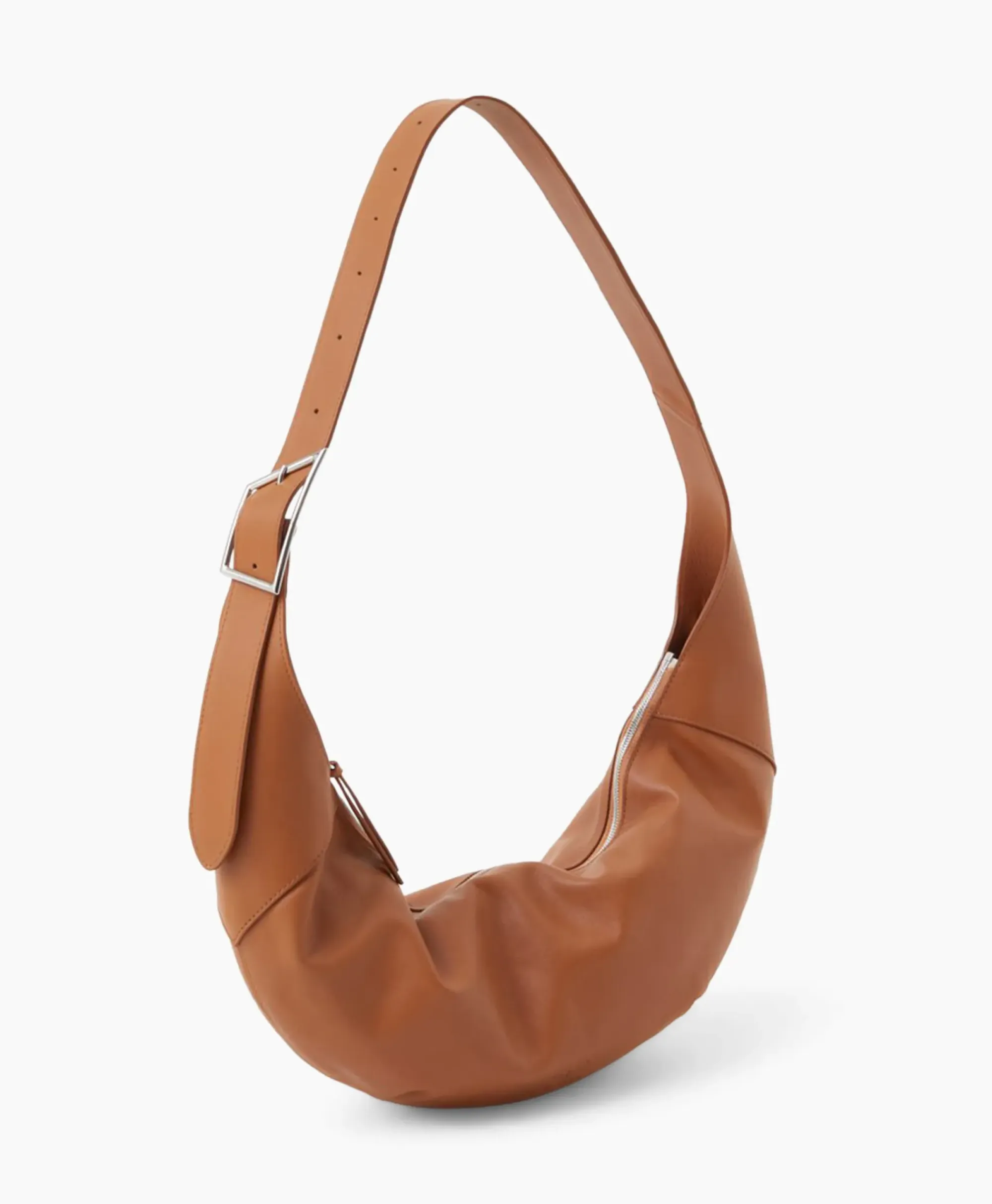 Tassen^Closed Schouder / Hand Tas Half Moon M Bruin