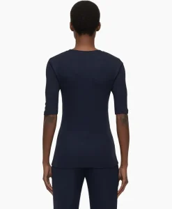 T-Shirts & Tops^Closed T-Shirt Korte Mouw Crewneck Short Sleeve Donker Blauw