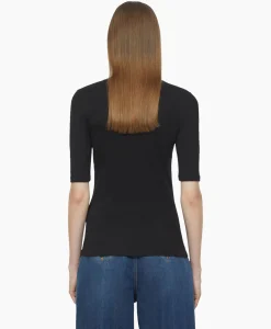 T-Shirts & Tops^Closed T-Shirt Korte Mouw Crewneck Short Sleeve Zwart