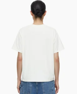 T-Shirts & Tops^Closed T-Shirt Korte Mouw Printed Ecru