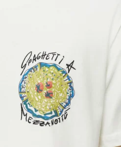 T-Shirts & Tops^Closed T-Shirt Korte Mouw Printed Ecru