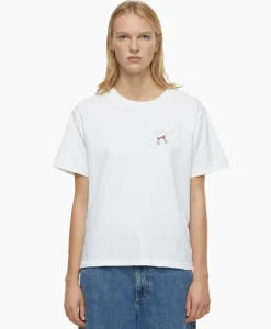 T-Shirts & Tops^Closed T-Shirt Korte Mouw Printed Wit
