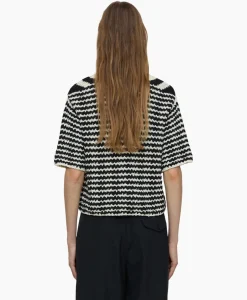 Vesten^Closed Vest V Short Sleeve Zwart