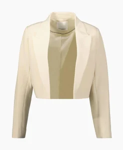 Blazers^Co'couture Co'Couture Blazer Vola Crop Beige