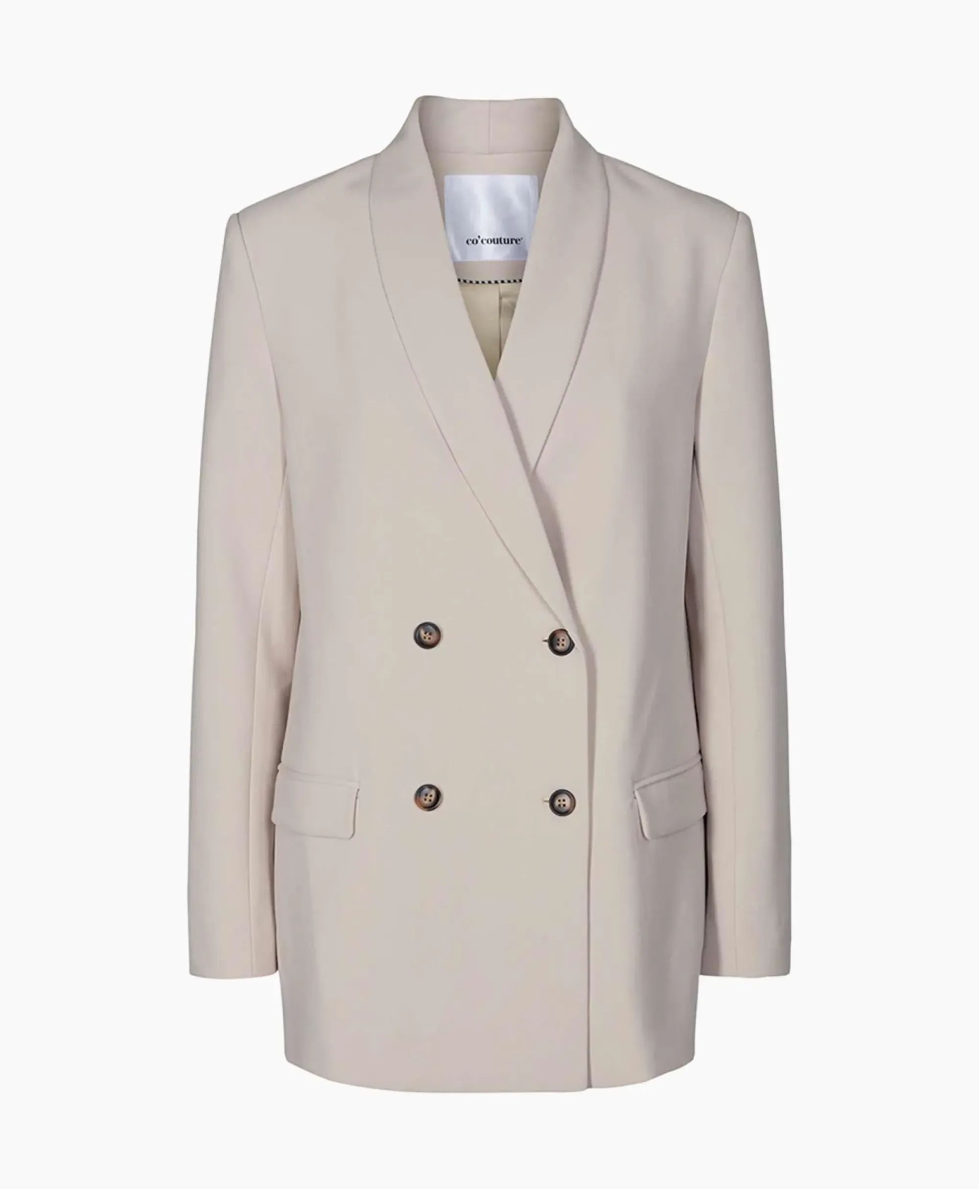 Blazers^Co'couture Co'Couture Blazer Vola Oversize Beige