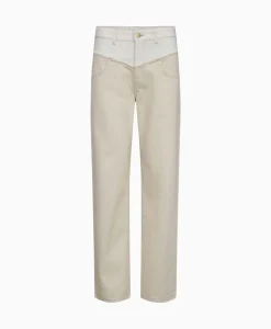 Broeken^Co'couture Co'Couture Jeans Flash Long Blockoff White